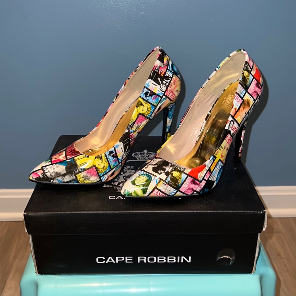 Cape and Robbin heels